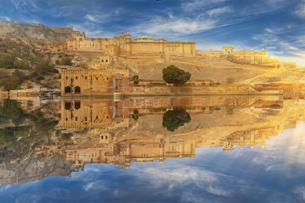 Amer Fort in Rajasthan, Asia